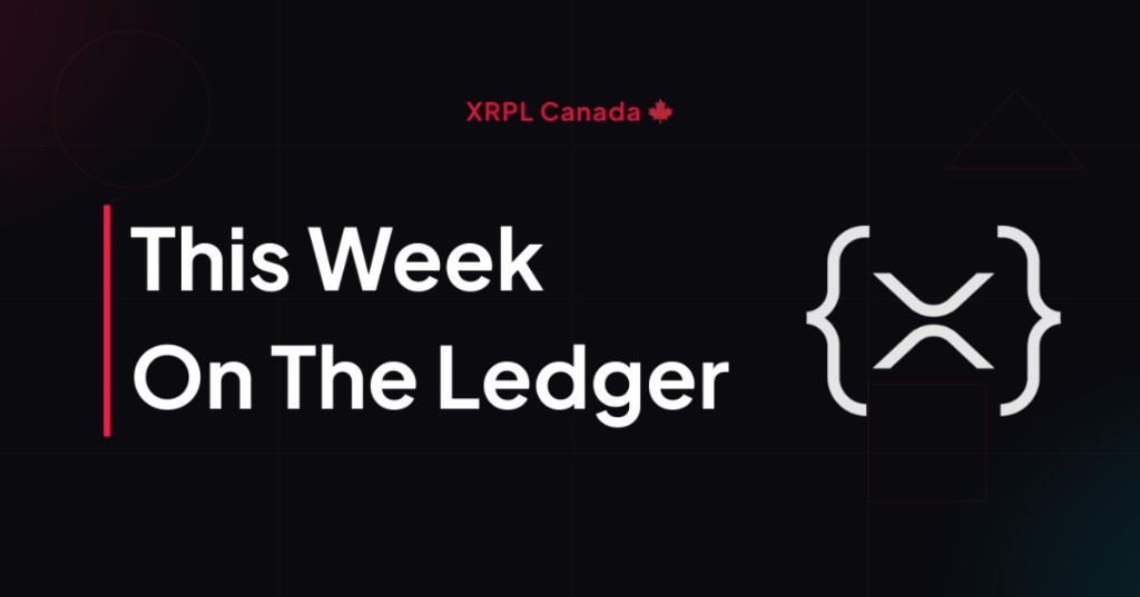 This Week on the Ledger — March 21, 2026